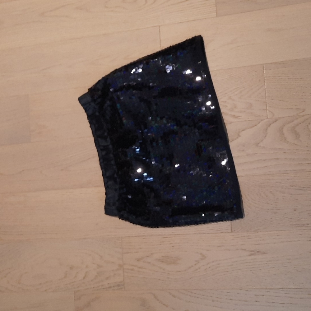 Joe Fresh navy blue sequin skirt, size 10-12 yrs